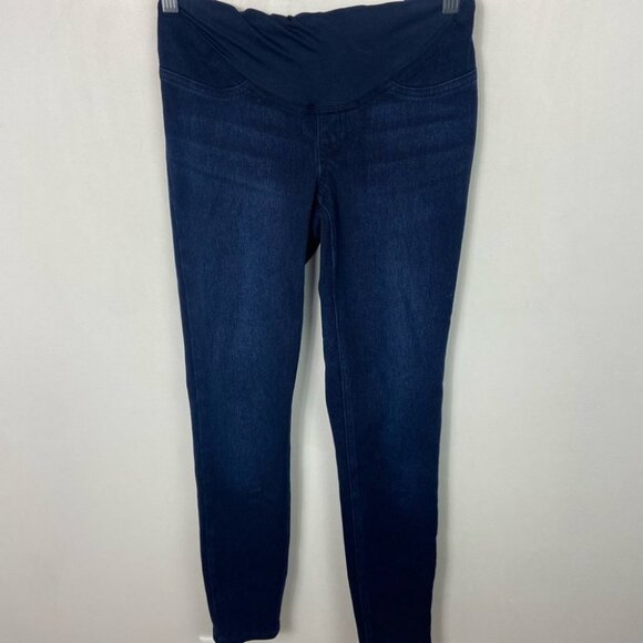 Spanx Mama Ankle Leggings Jean-Ish Jeggings Dark Blue Size XS Magic Supportive - Picture 10 of 13